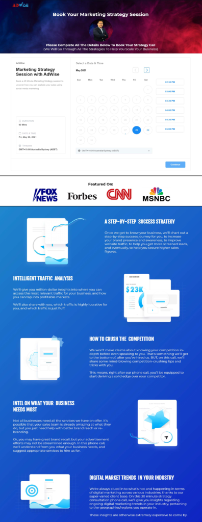 Web Design And Deployment Project in Sydney